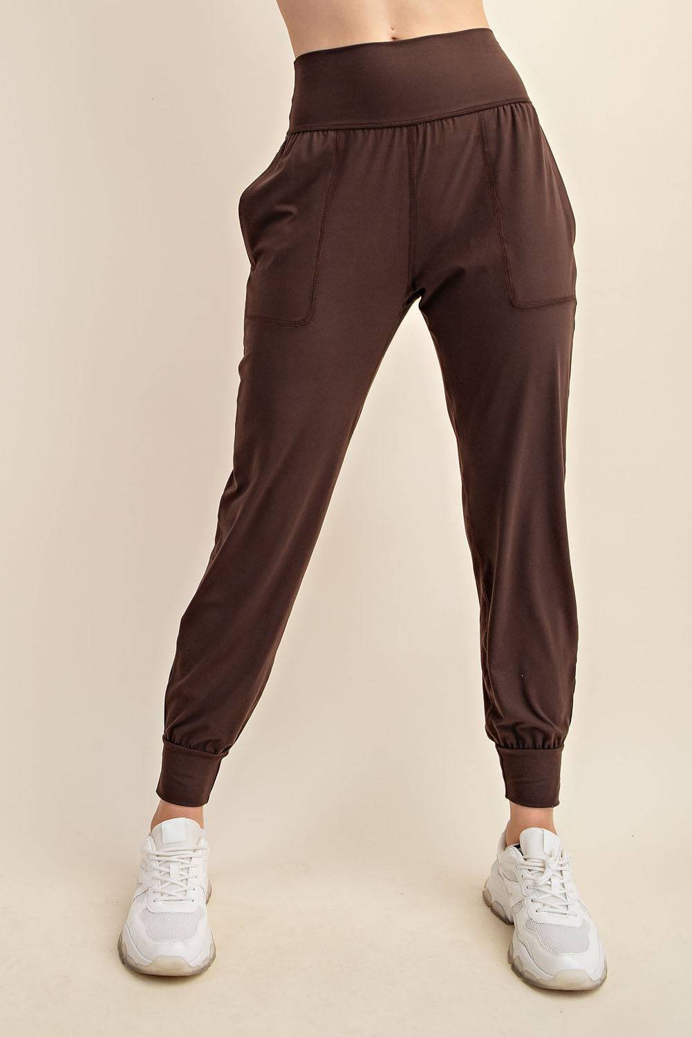 Basic Joggers With Pocket - Hype Up