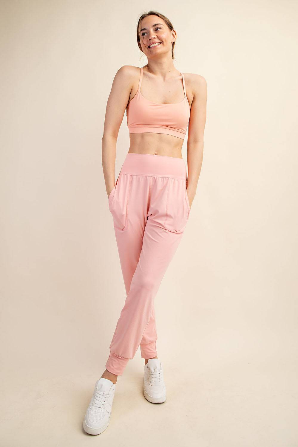 Basic Joggers With Pocket - Hype Up