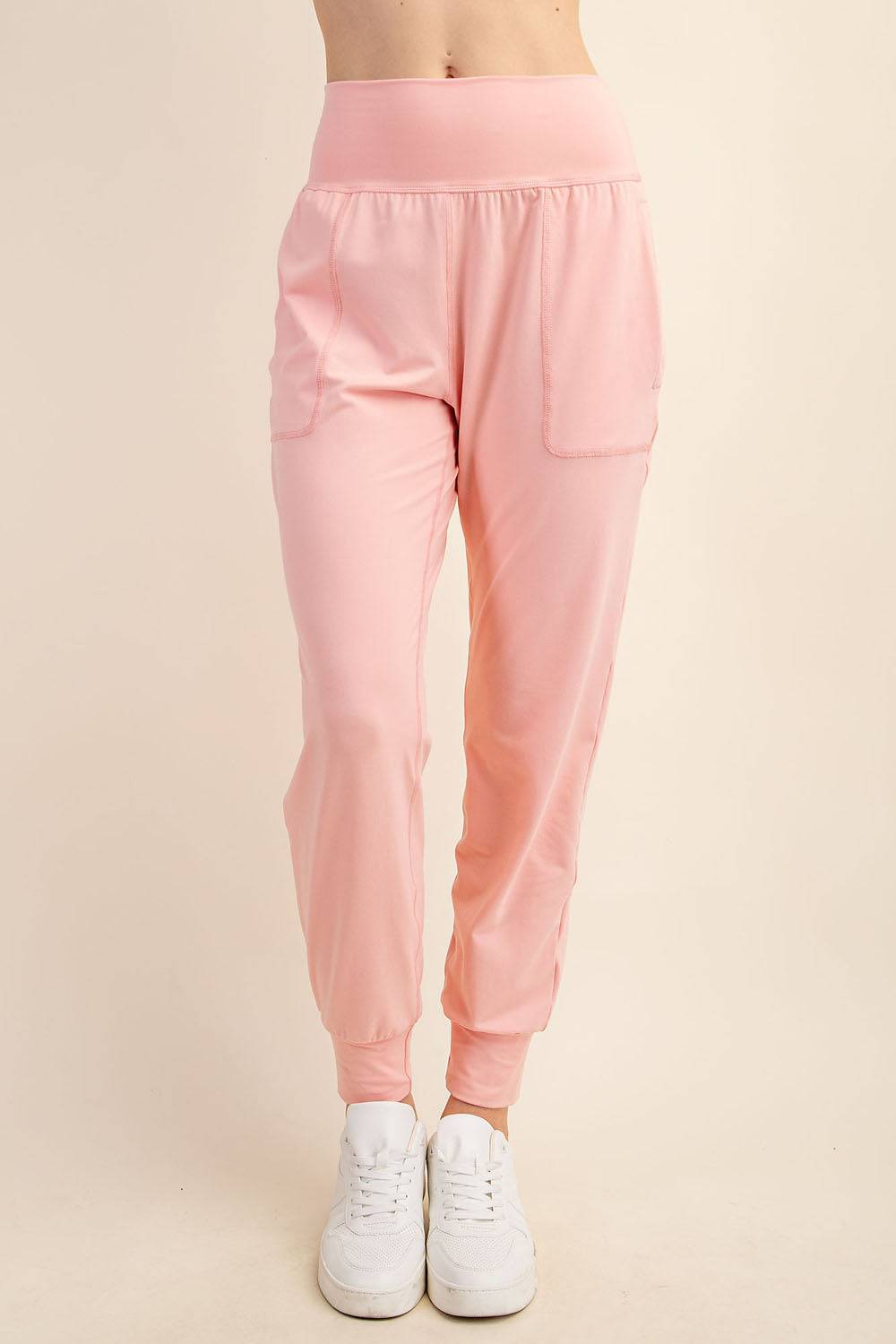 Basic Joggers With Pocket - Hype Up