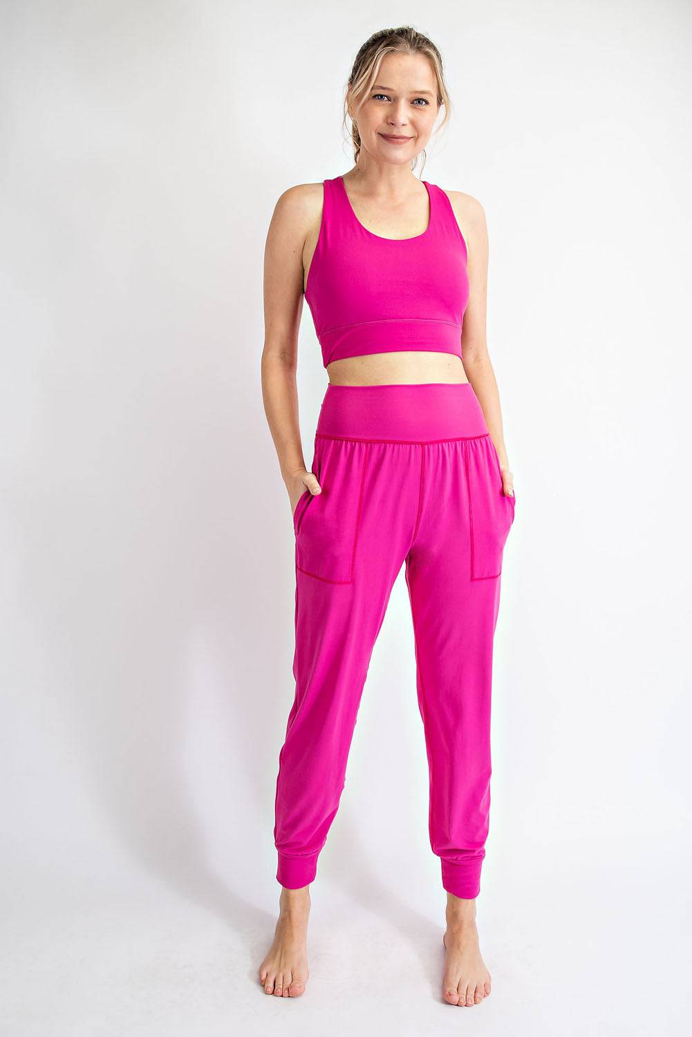 Basic Joggers With Pocket - Hype Up