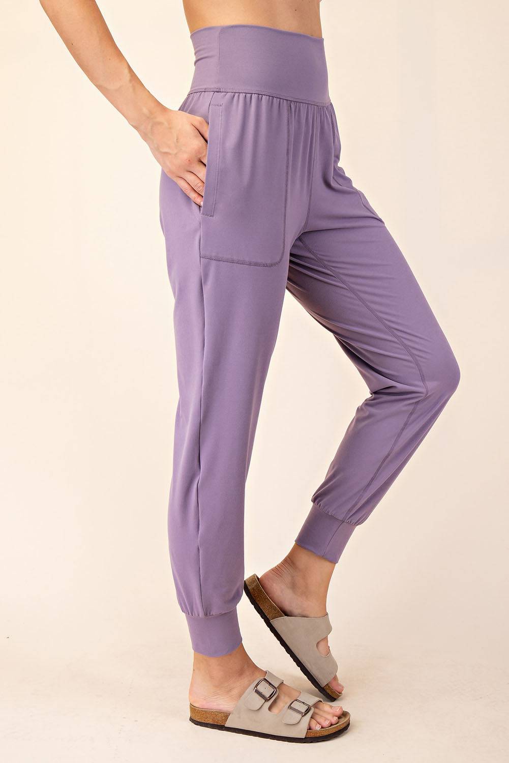 Basic Joggers With Pocket - Hype Up