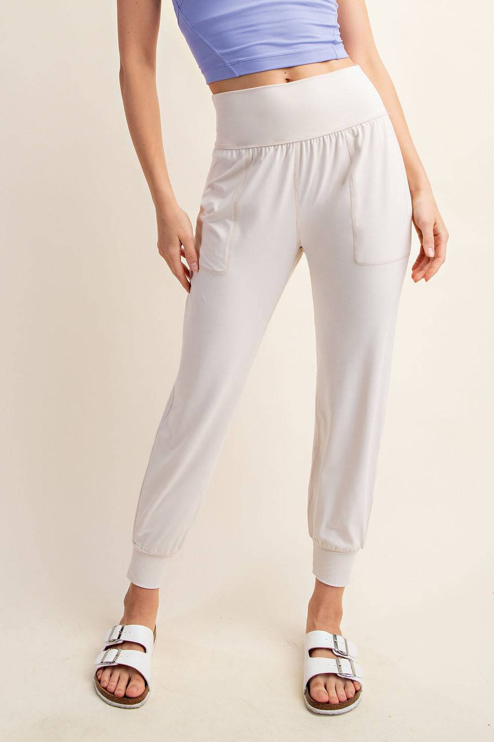 Basic Joggers With Pocket - Hype Up