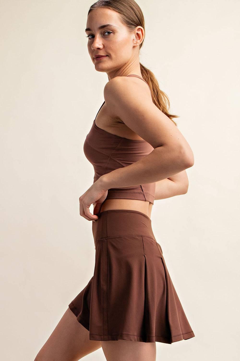 Back Pleat Skort - Hype Up