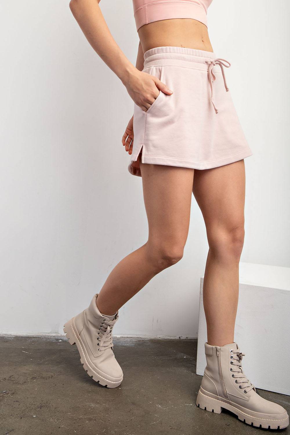 French Terry Casual Skort - Hype Up