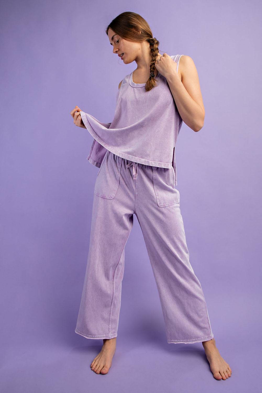 Mineral Washed Cotton Set - Hype Up