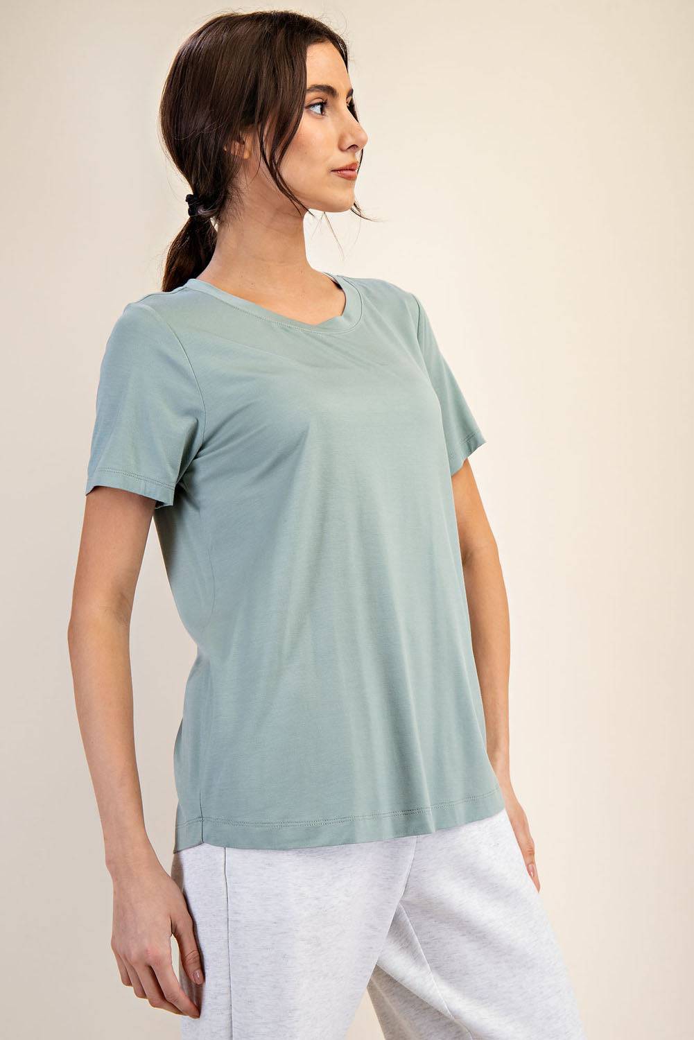 Viscose Modal Short Sleeve Top - Hype Up