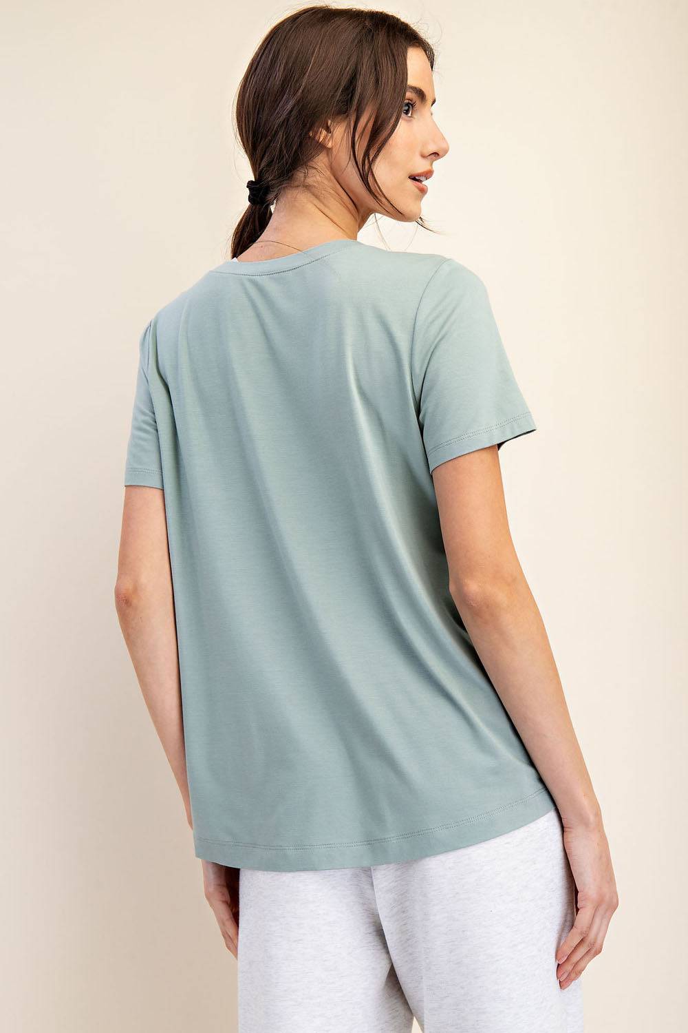 Viscose Modal Short Sleeve Top - Hype Up