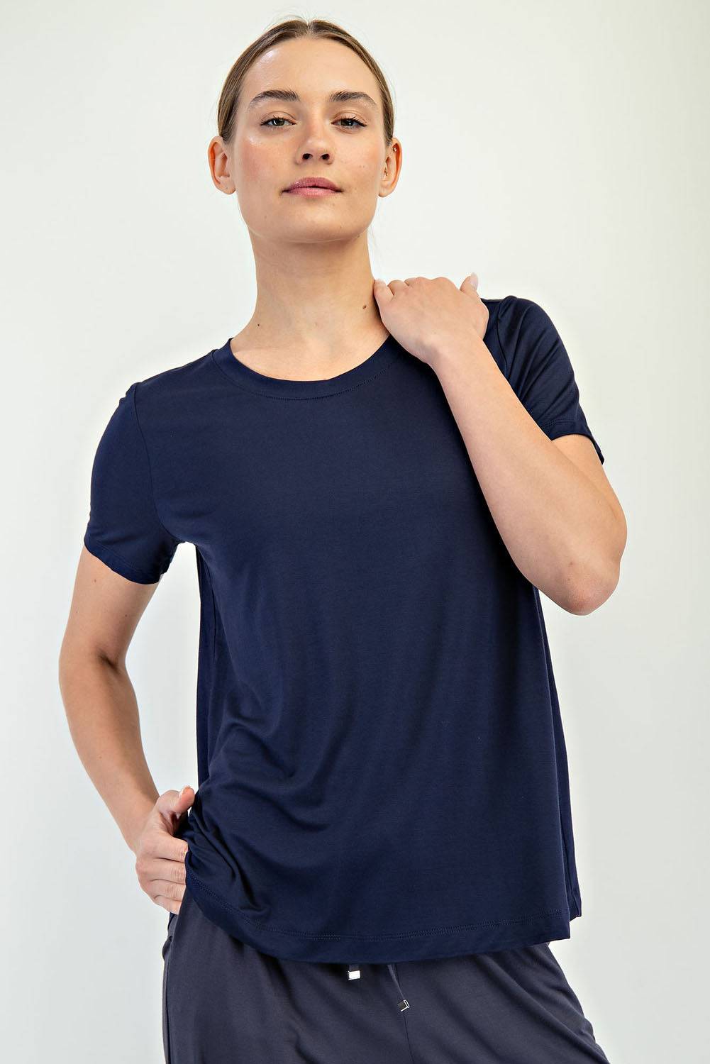 Viscose Modal Short Sleeve Top - Hype Up