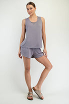 Viscose Modal Sleeveless Tank - Hype Up