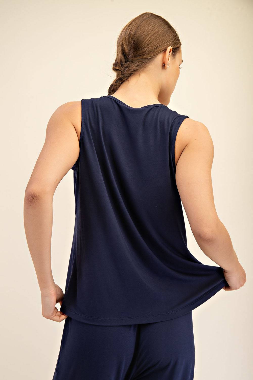 Viscose Modal Sleeveless Tank - Hype Up