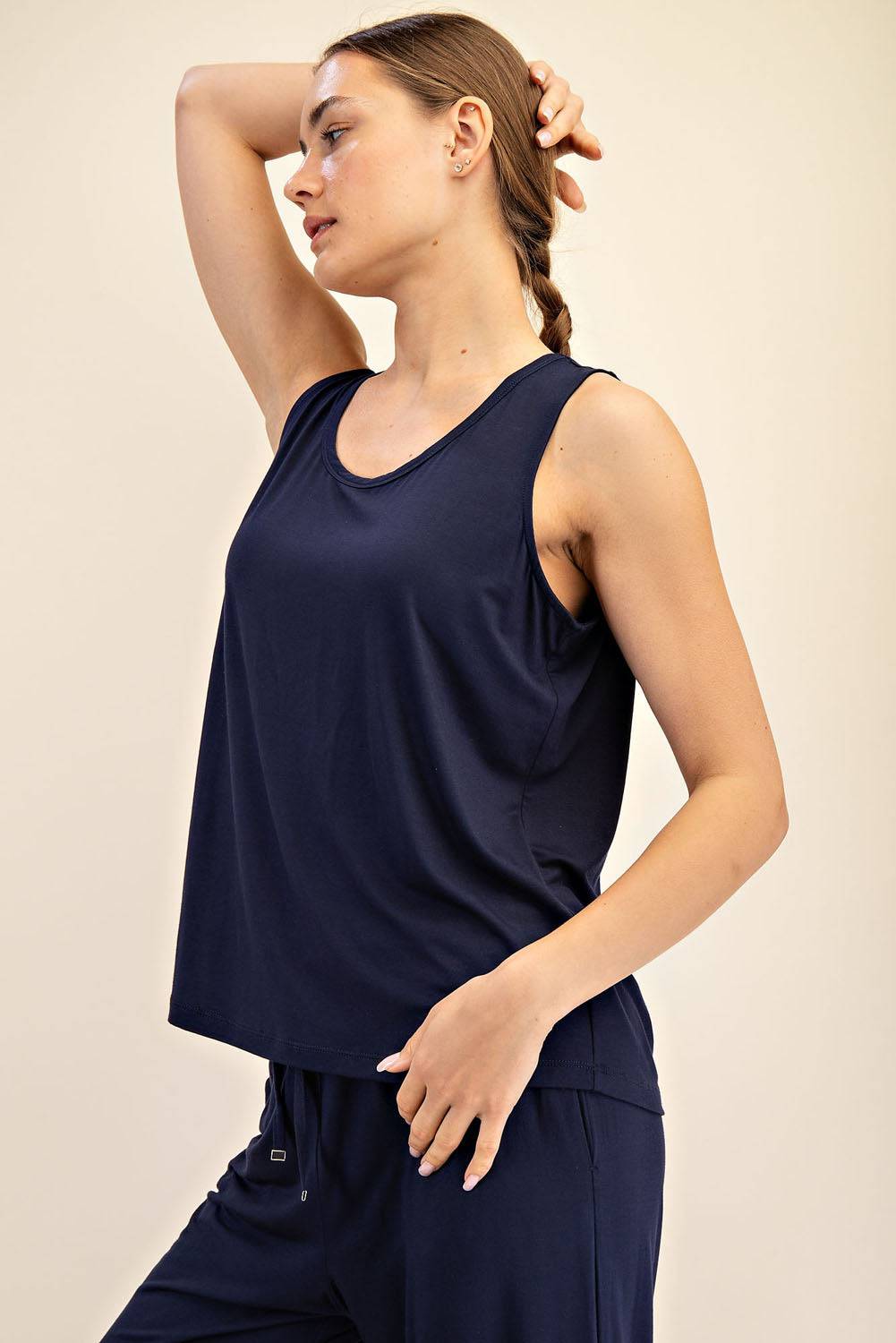 Viscose Modal Sleeveless Tank - Hype Up