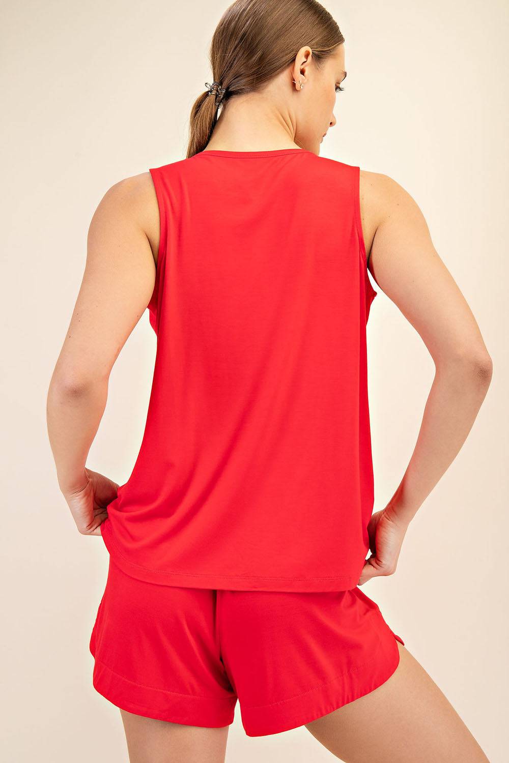 Viscose Modal Sleeveless Tank - Hype Up