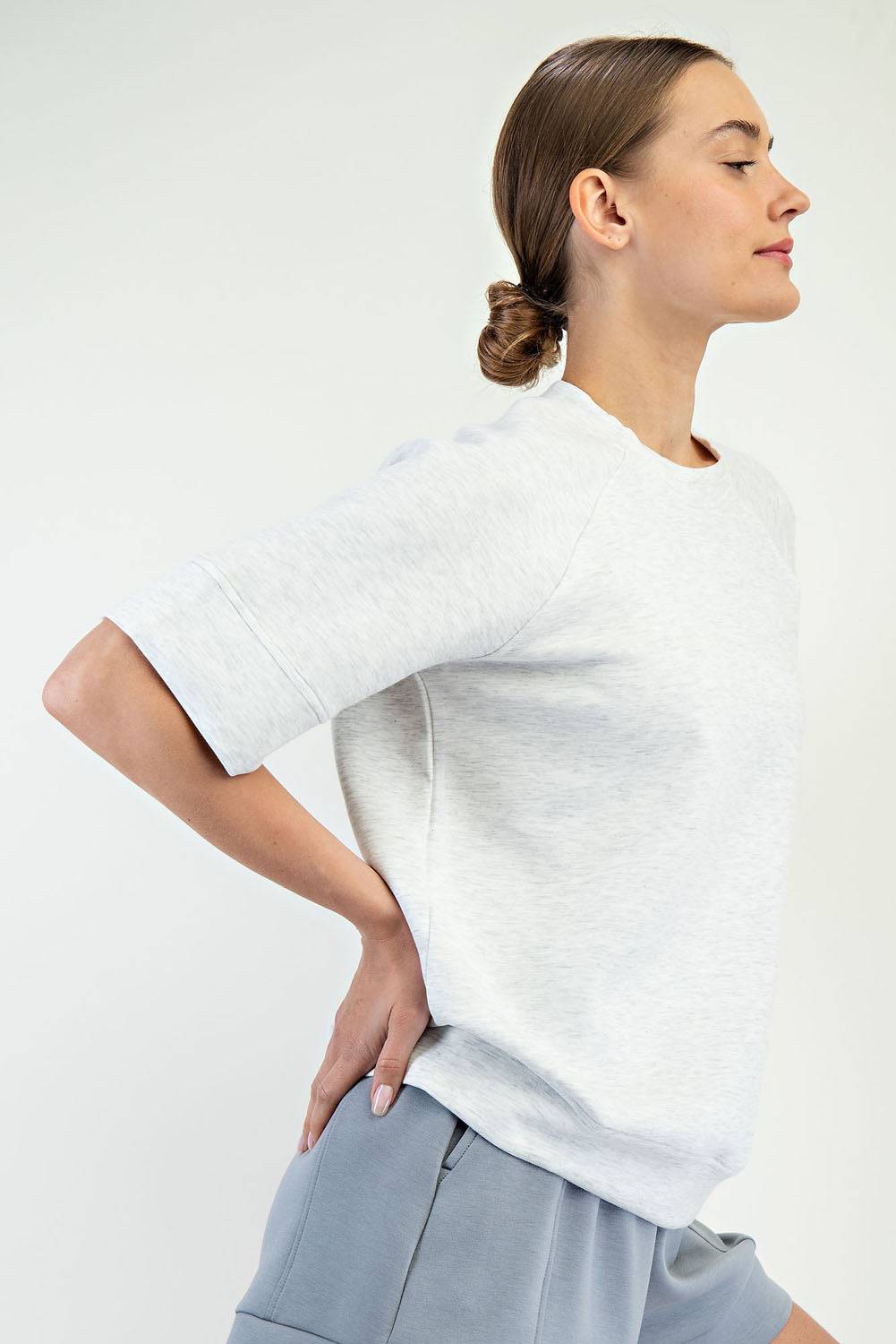 Modal Scuba Oversized Top - Hype Up