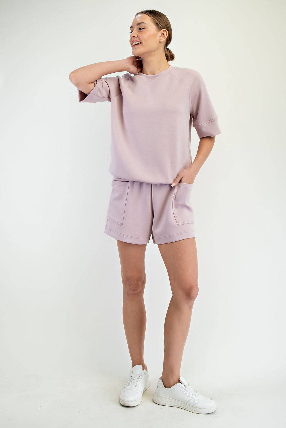 Modal Scuba Oversized Top - Hype Up