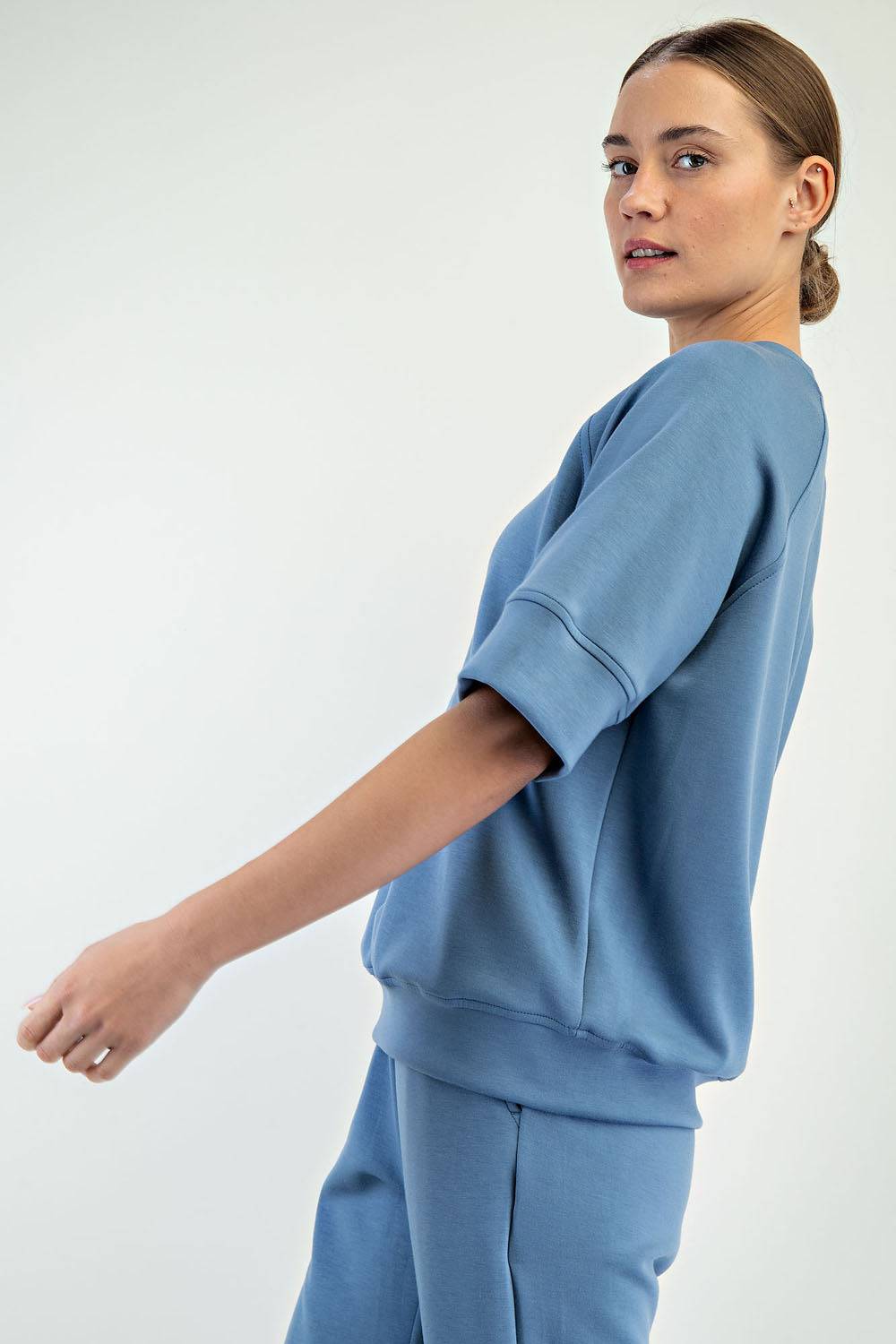 Modal Scuba Oversized Top - Hype Up