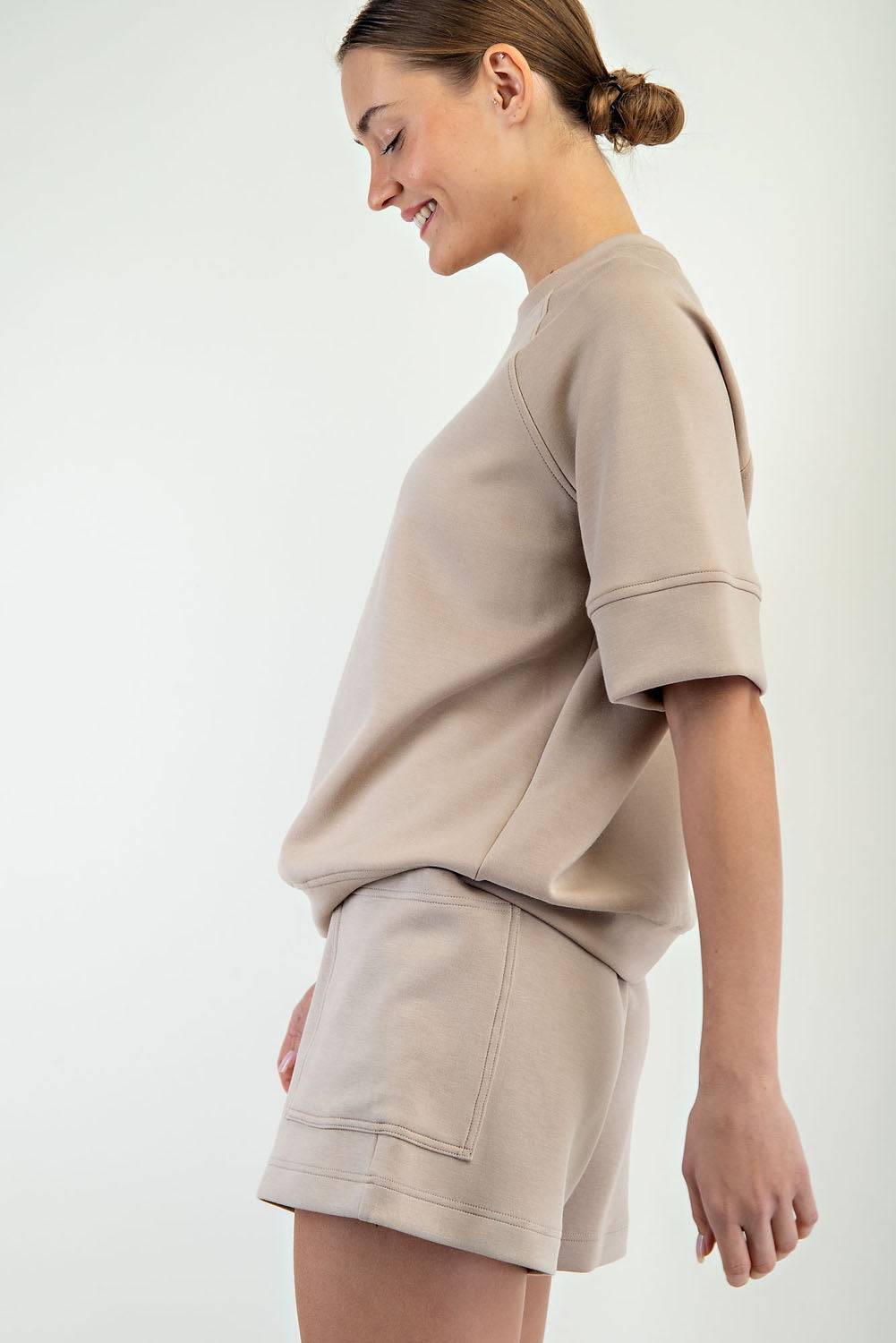 Modal Scuba Oversized Top - Hype Up