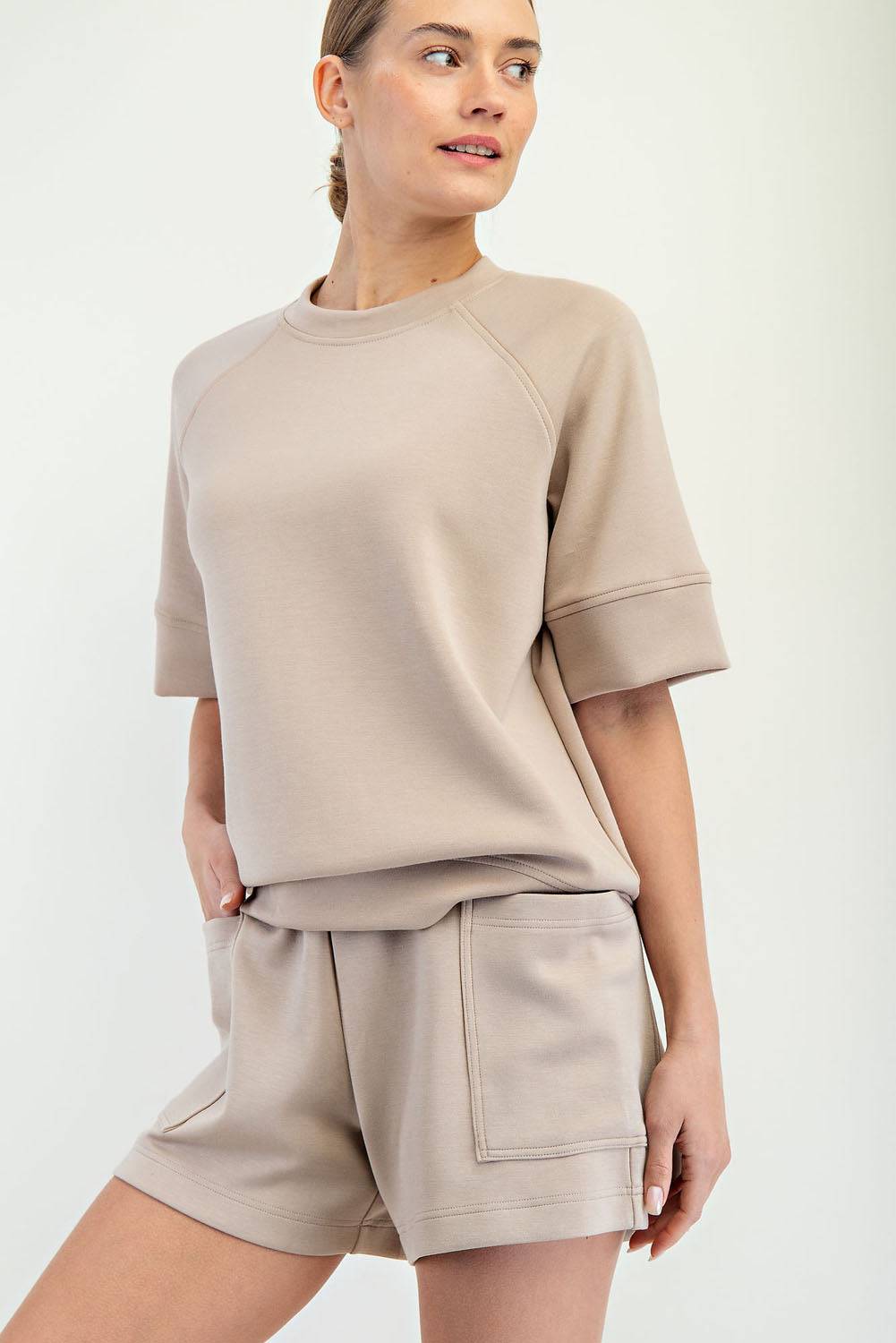 Modal Scuba Oversized Top - Hype Up