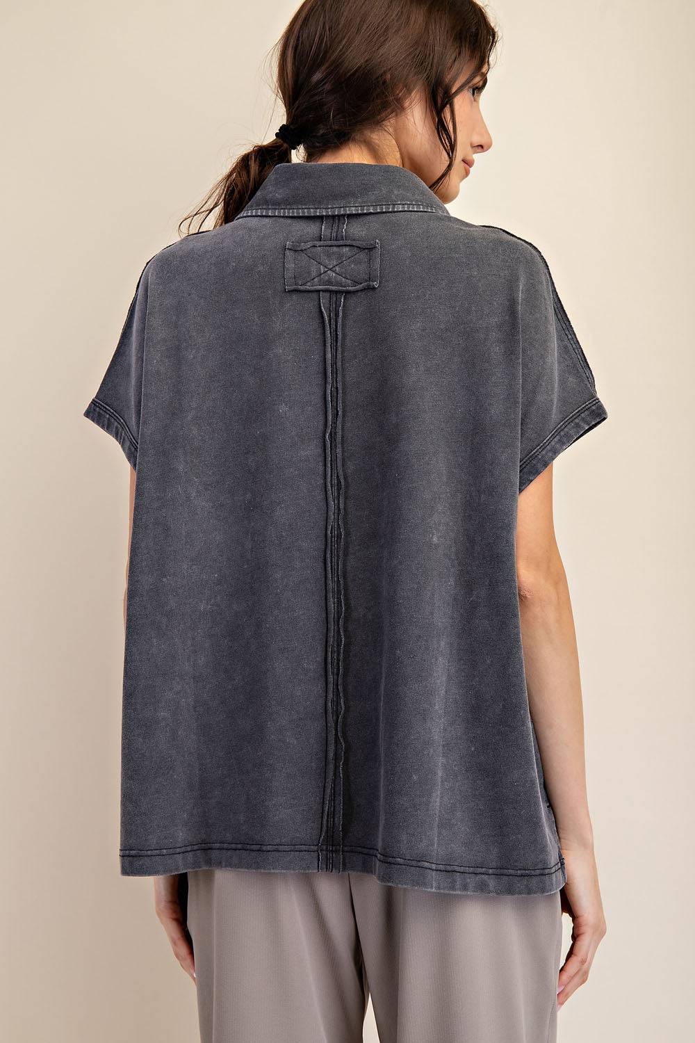 Cotton Poly Polo Top - Hype Up