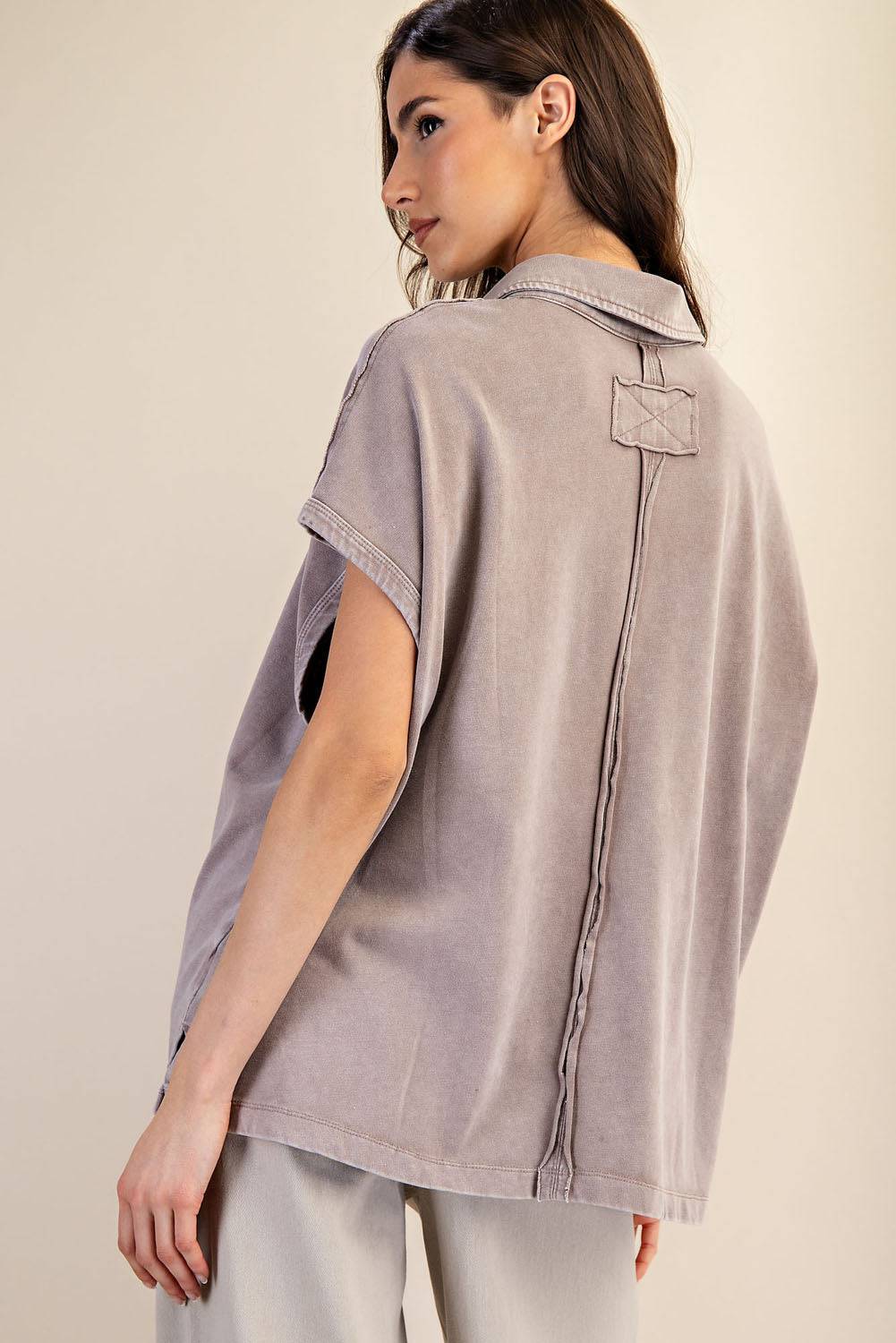 Cotton Poly Polo Top - Hype Up