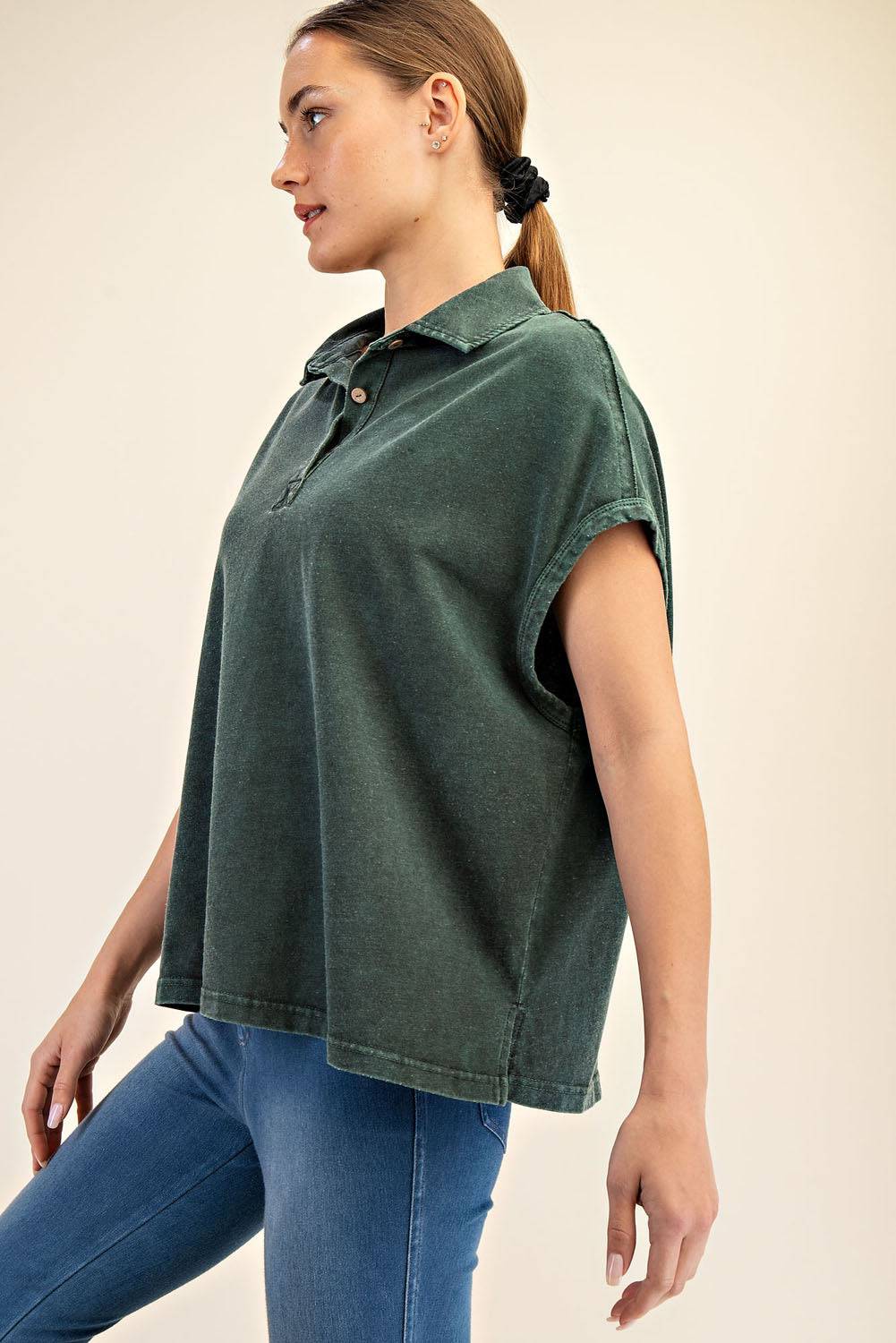 Cotton Poly Polo Top - Hype Up