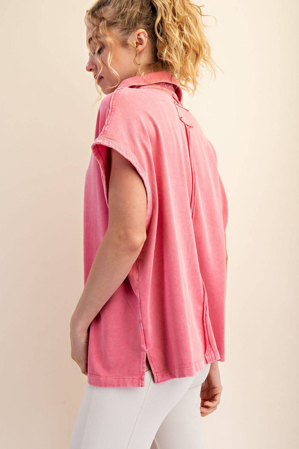 Cotton Poly Polo Top - Hype Up