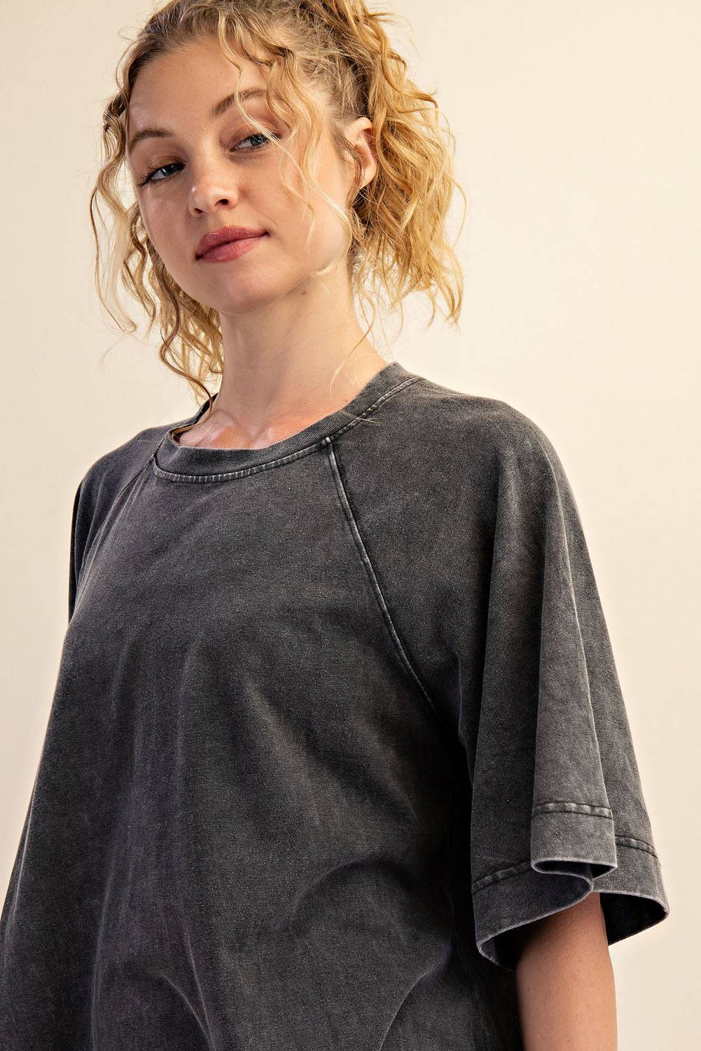 Cotton Poly Tunic Top - Hype Up