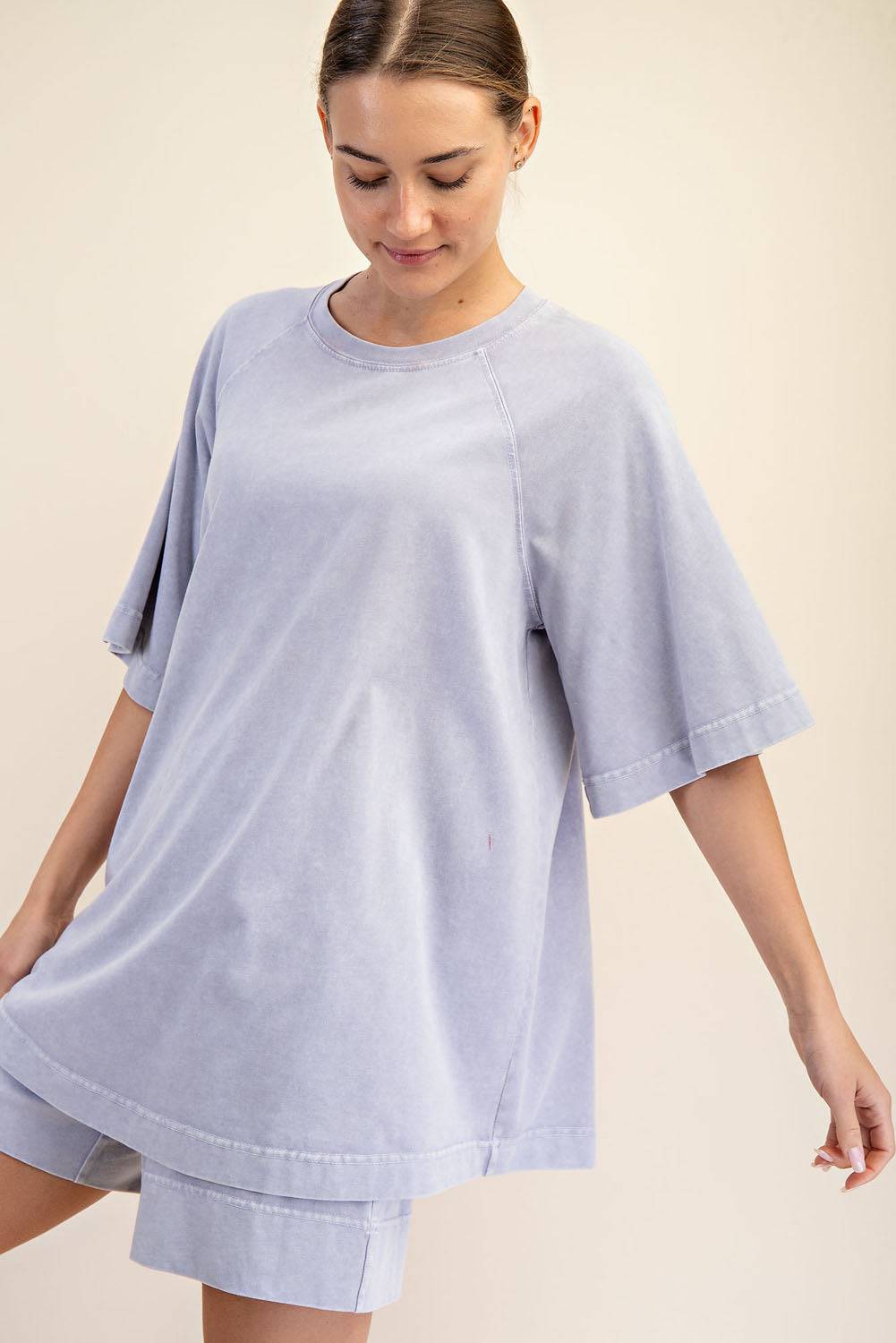 Cotton Poly Tunic Top - Hype Up