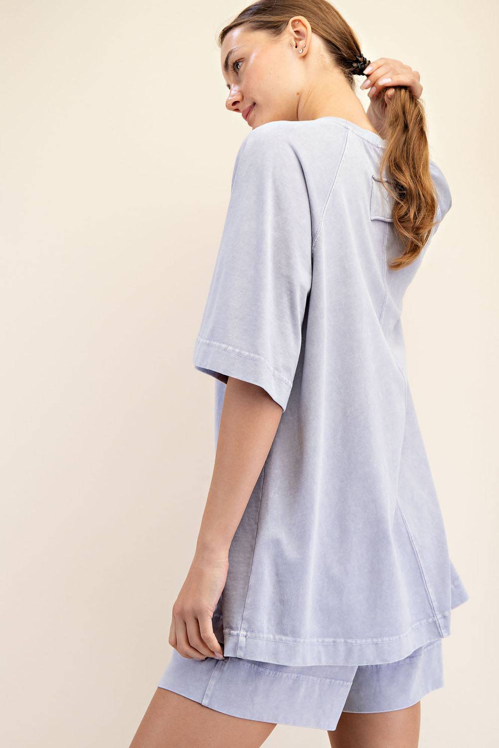 Cotton Poly Tunic Top - Hype Up