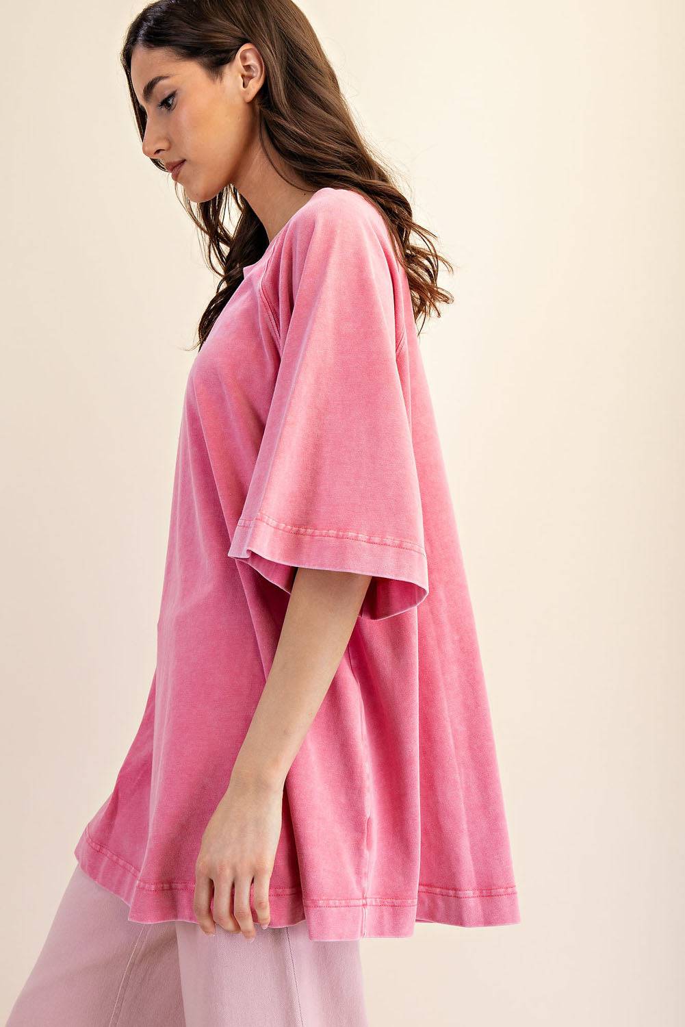 Cotton Poly Tunic Top - Hype Up