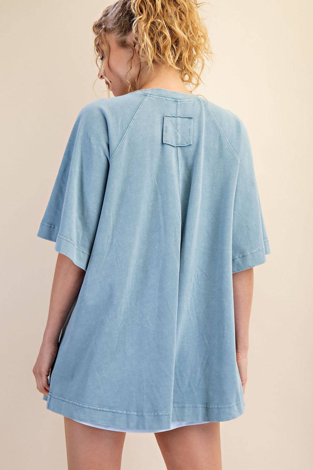 Cotton Poly Tunic Top - Hype Up