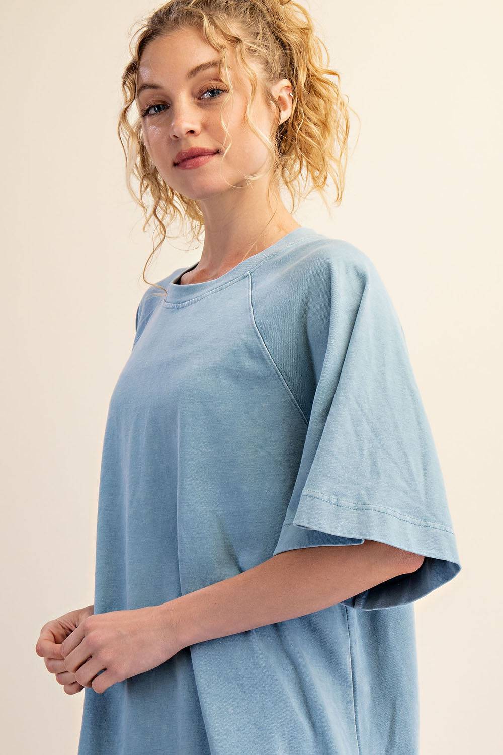Cotton Poly Tunic Top - Hype Up