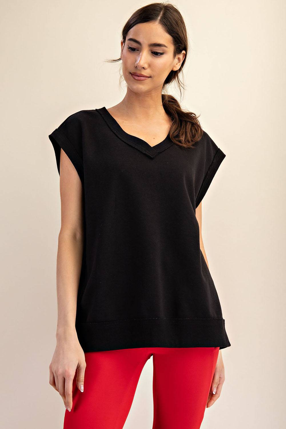 French Terry Oversized Vest - Hype Up