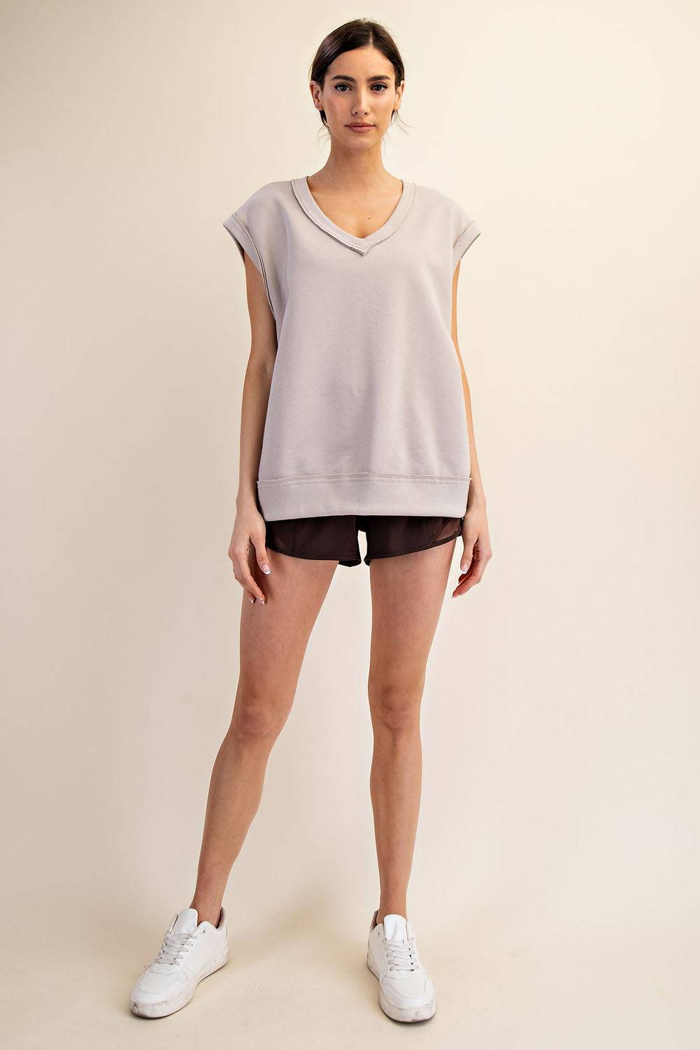 French Terry Oversized Vest - Hype Up