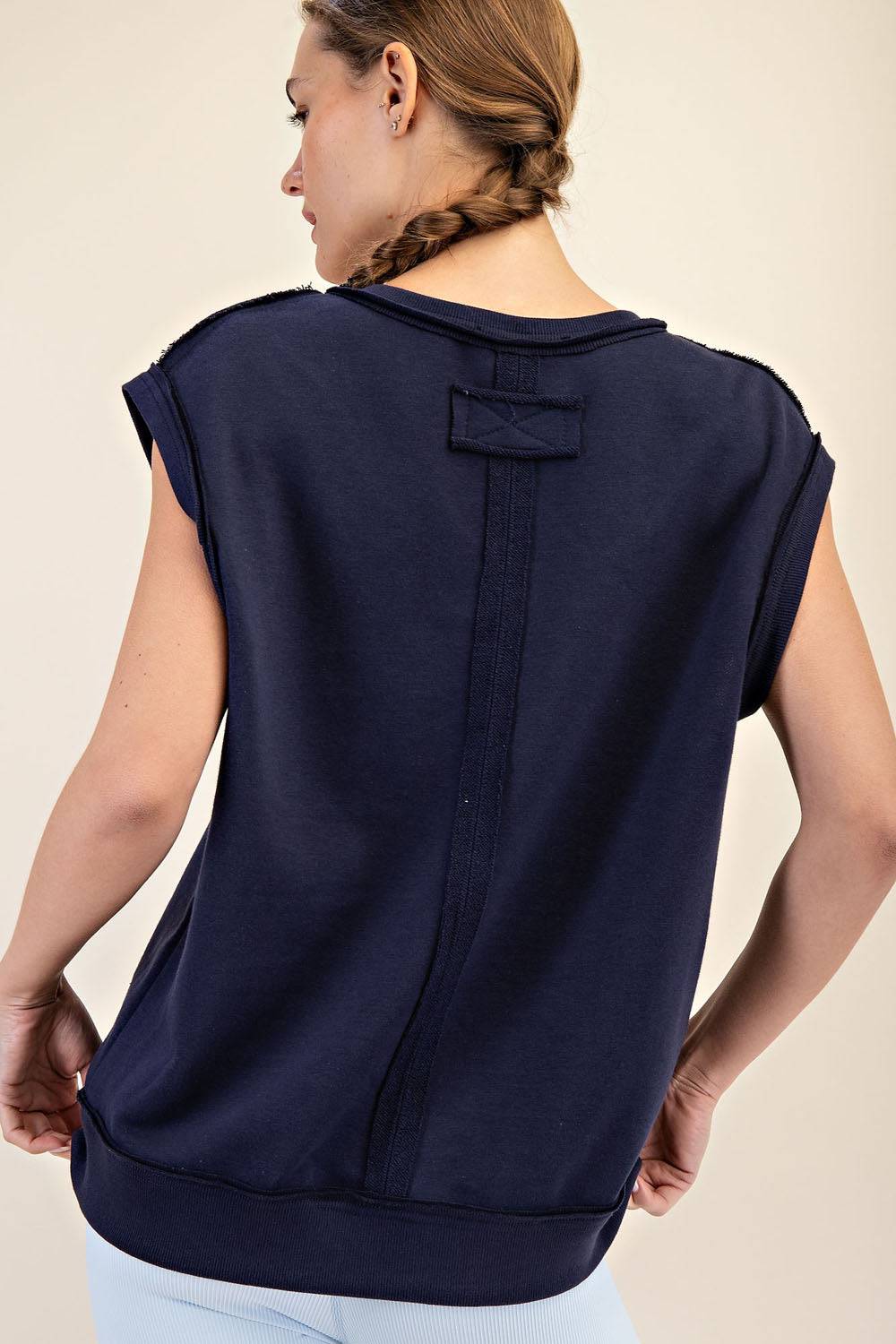 French Terry Oversized Vest - Hype Up