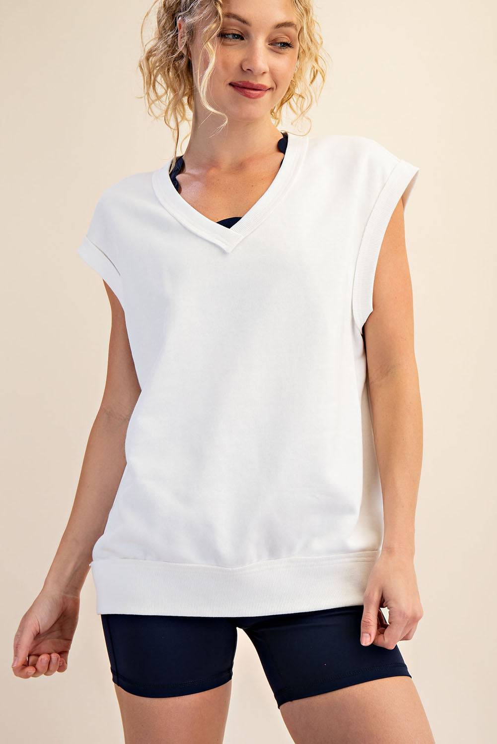 French Terry Oversized Vest - Hype Up