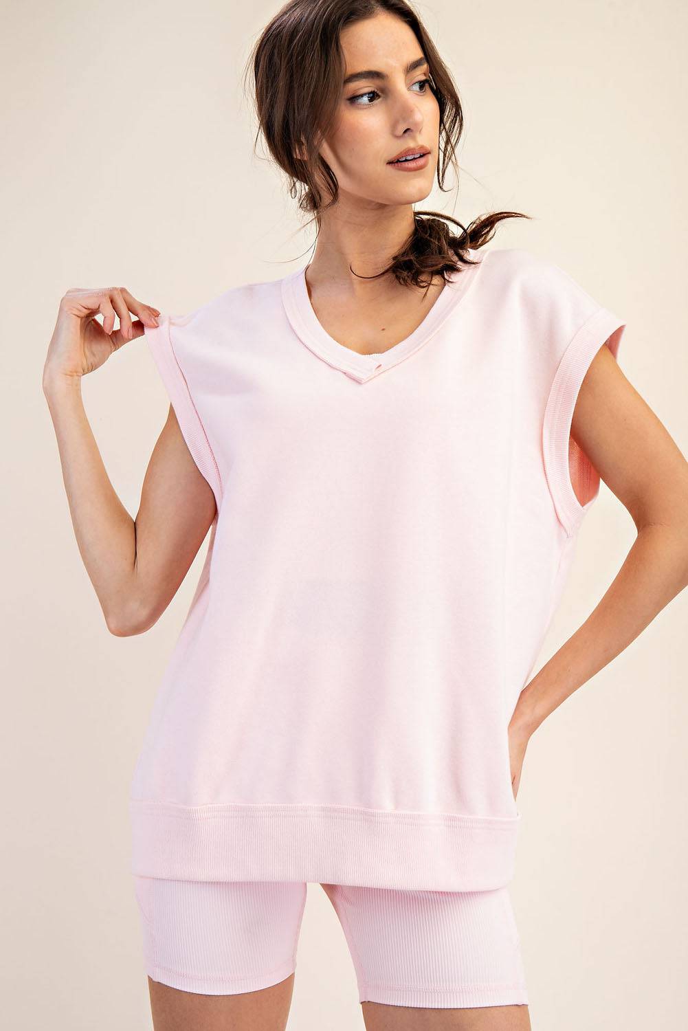 French Terry Oversized Vest - Hype Up