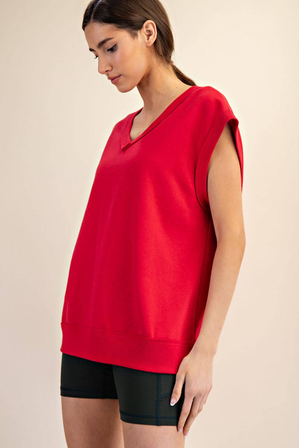 French Terry Oversized Vest - Hype Up