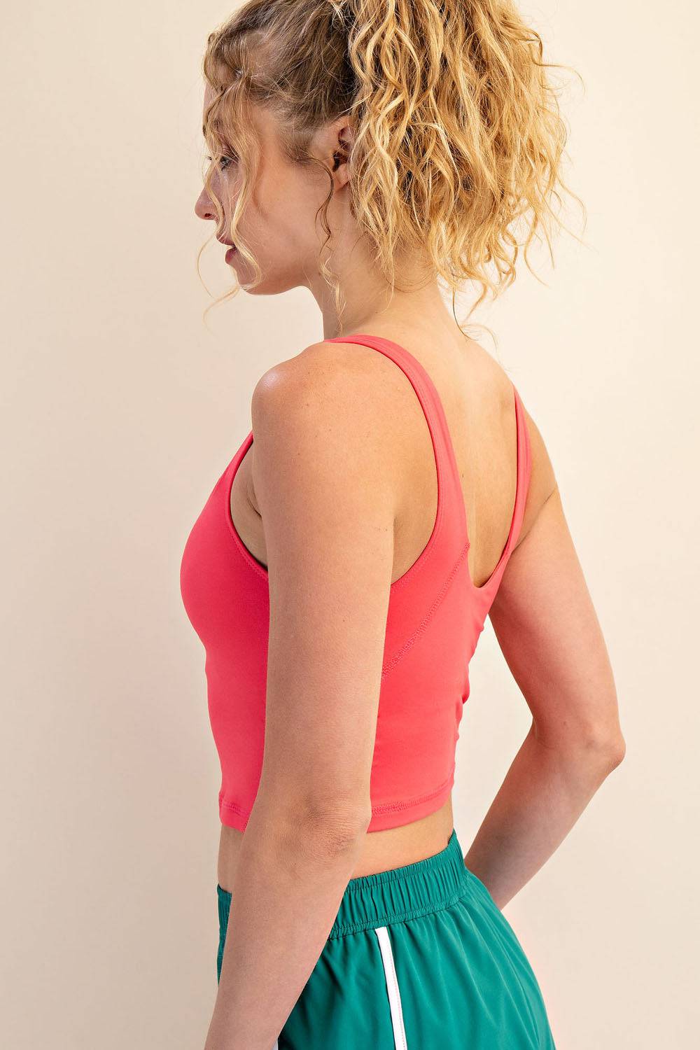 V-Neck Yoga Top - Hype Up