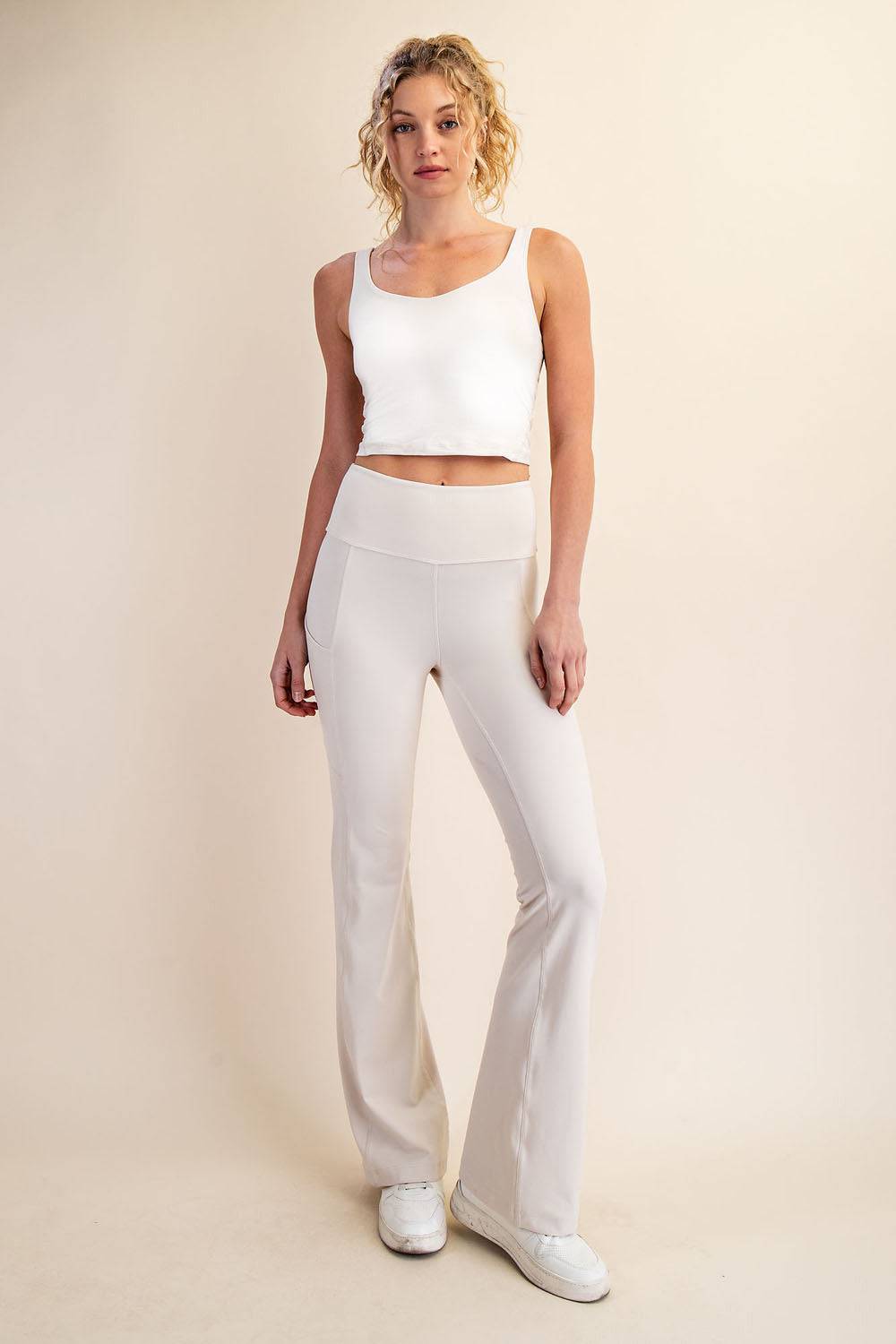 V-Neck Yoga Top - Hype Up