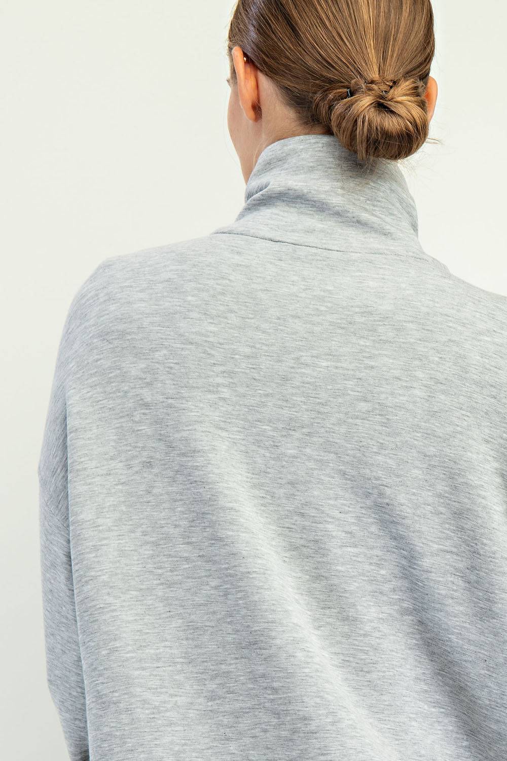 Modal Scuba Quarter Zip Pullover - Hype Up