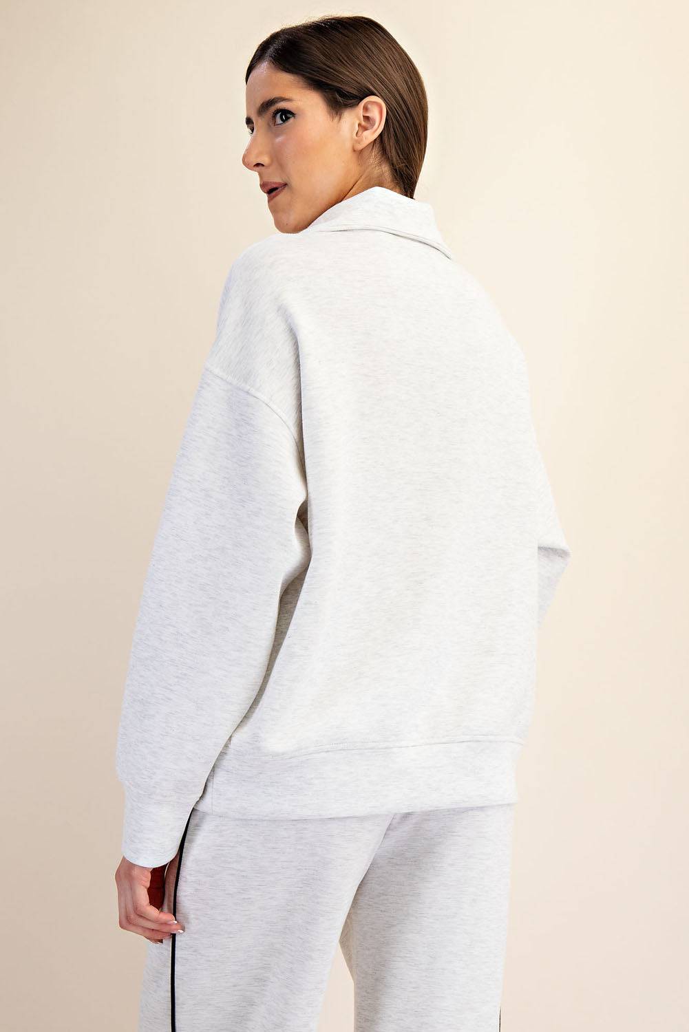 Modal Scuba Quarter Zip Pullover - Hype Up