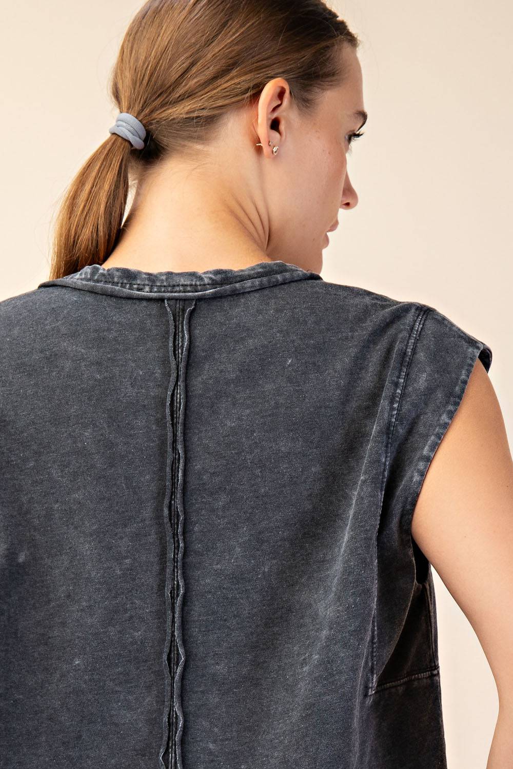 Cotton Poly Sleeveless Tank - Hype Up