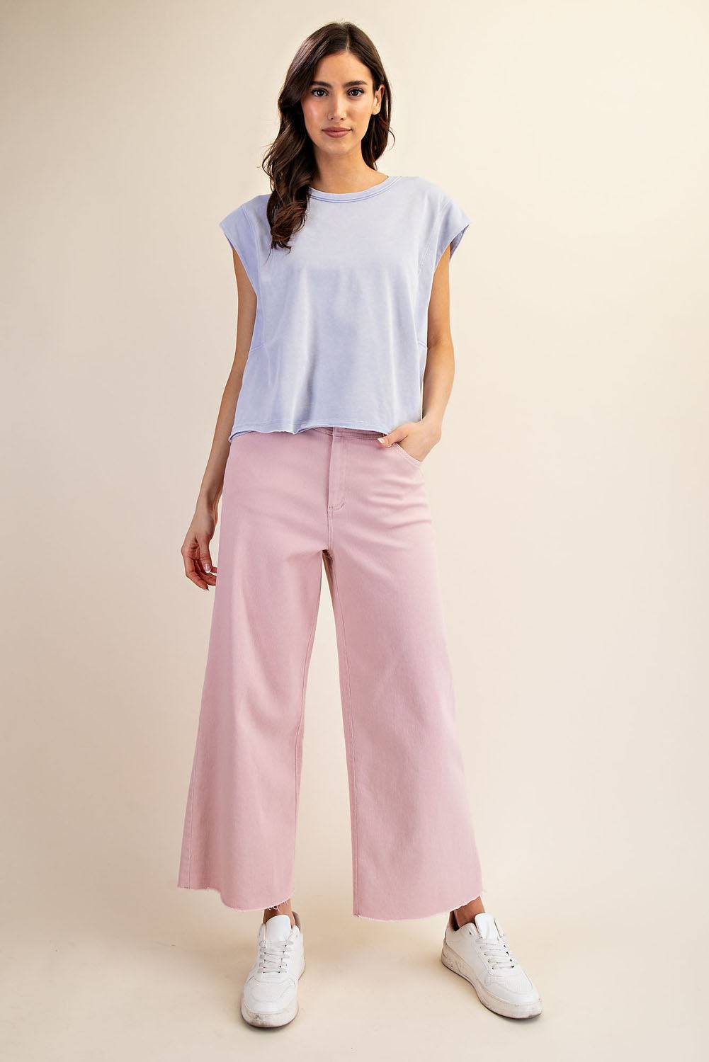 Cotton Poly Sleeveless Tank - Hype Up