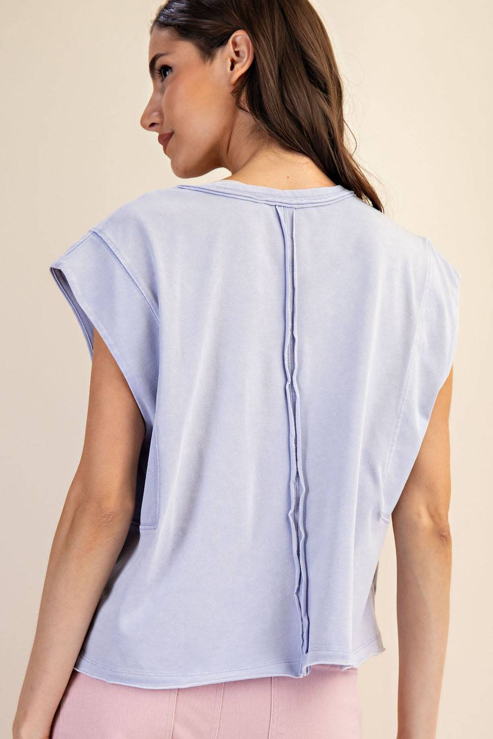 Cotton Poly Sleeveless Tank - Hype Up