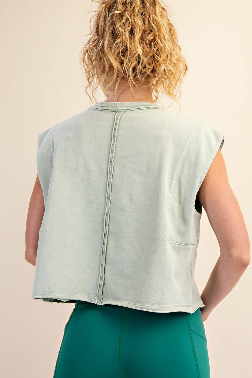 Cotton Poly Sleeveless Tank - Hype Up