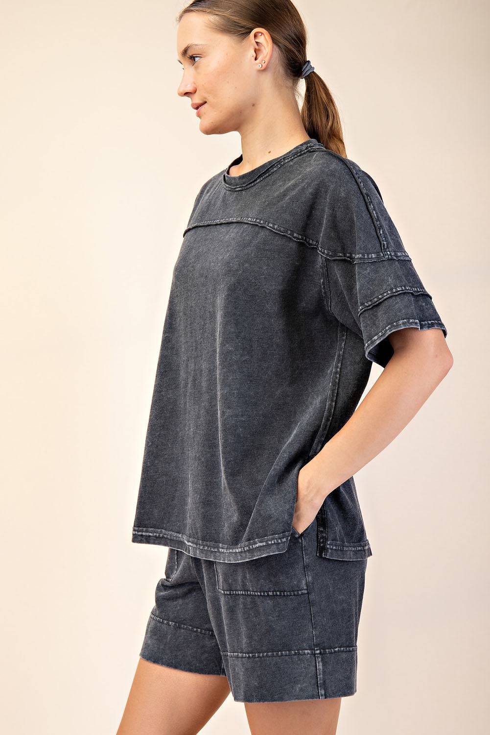 Cotton Poly Top - Hype Up