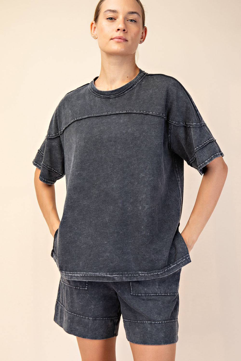 Cotton Poly Top - Hype Up