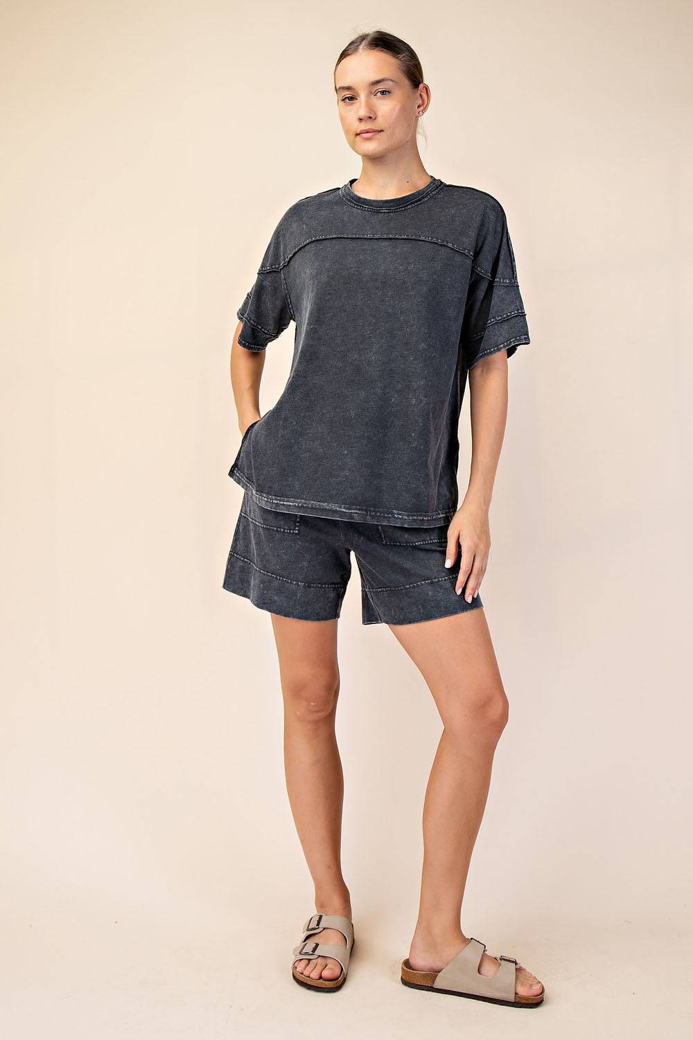 Cotton Poly Top - Hype Up