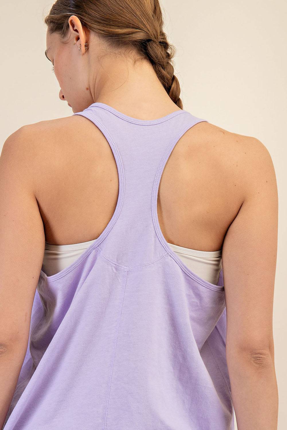 Cotton Slub Sleeveless Top - Hype Up