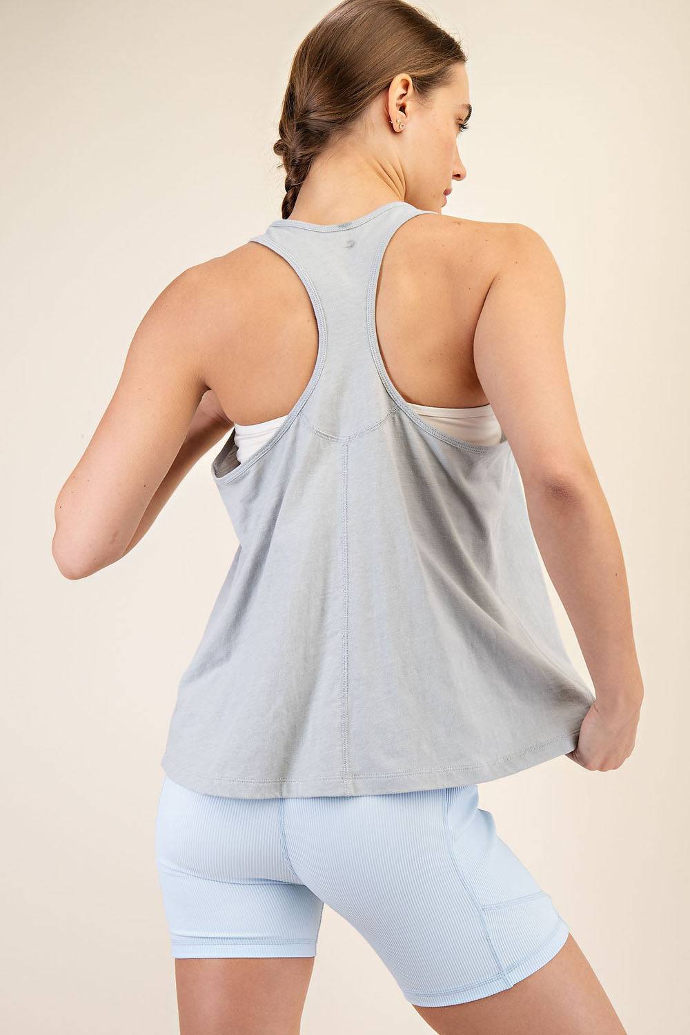 Cotton Slub Sleeveless Top - Hype Up